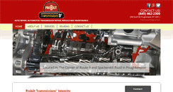 Desktop Screenshot of probilttransmissions.com